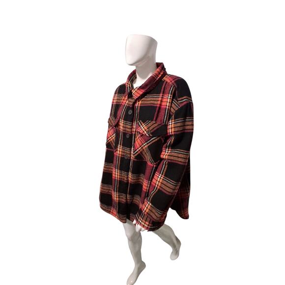 Members Mark Womens XXL Insulated Flannel Plaid Lumber Jack Cozycore Work Shaket - Picture 2 of 16